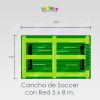 Cancha de Soccer con Red 5 x 8 m. (CSRD-01) - Imagen 7