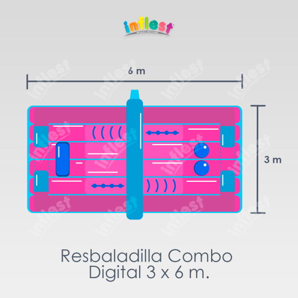 Resbaladilla Combo Digital 3 x 6 m. (RCD-02) - Imagen 3