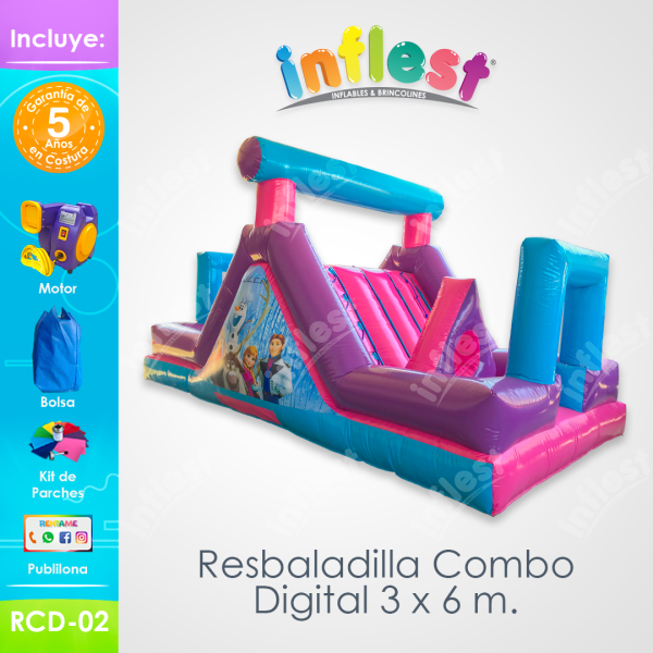 Resbaladilla Combo Digital 3 x 6 m. (RCD-02)