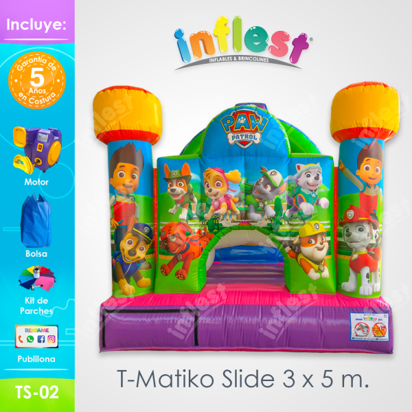 T-Matiko Slide 3 x 5 m. (TS-02)