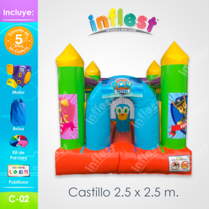 Castillo 2.5 x 2.5 m. (C-02)