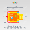 Cubo Digital con Protección Frontal 3 x 4 m. (CD+PF-02) - Imagen 4