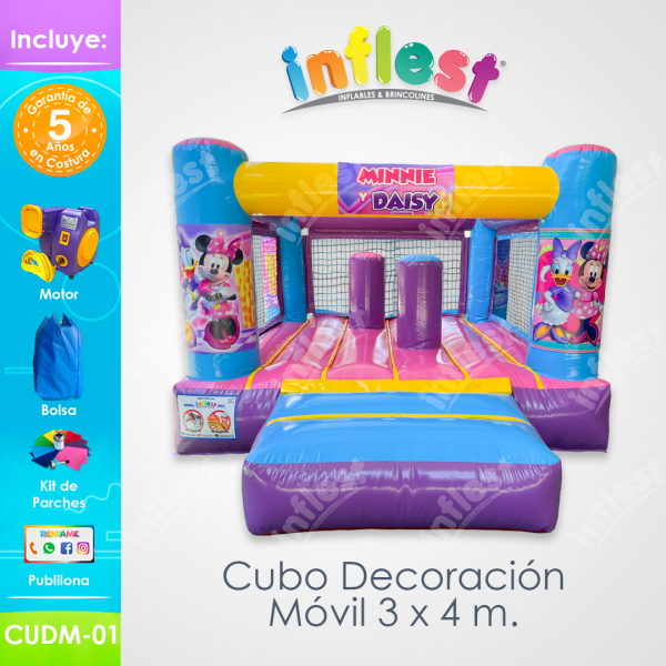 Cubo Decoración Móvil 3 x 4 m. (CUDM-01)