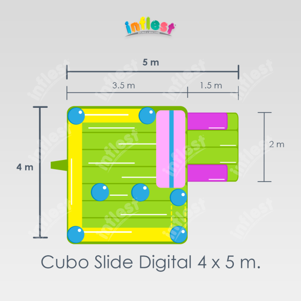 Cubo Slide Digital 4 x 5 m. (CSDG-01) - Imagen 3