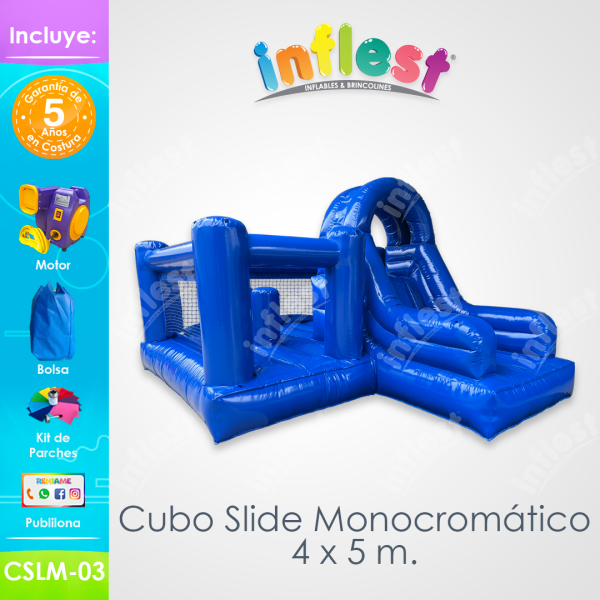 Cubo Slide Monocromático 4 x 5 m. (CSLM-03)