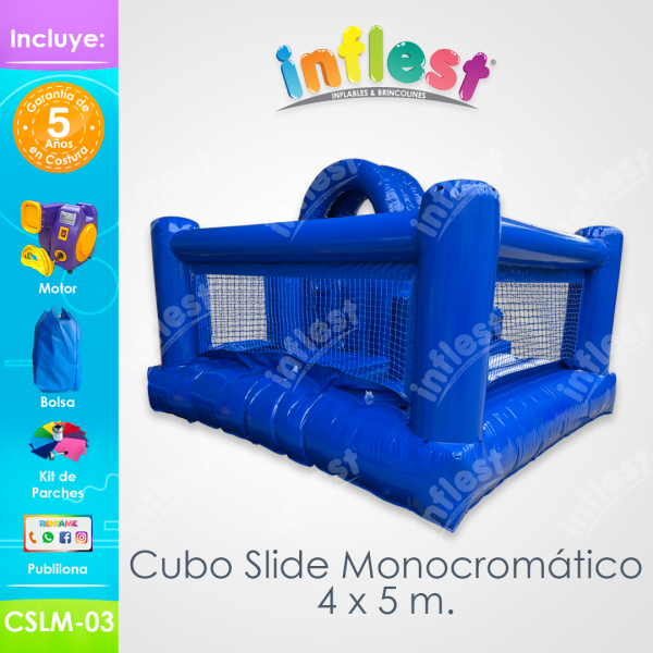 Cubo Slide Monocromático 4 x 5 m. (CSLM-03) - Imagen 4