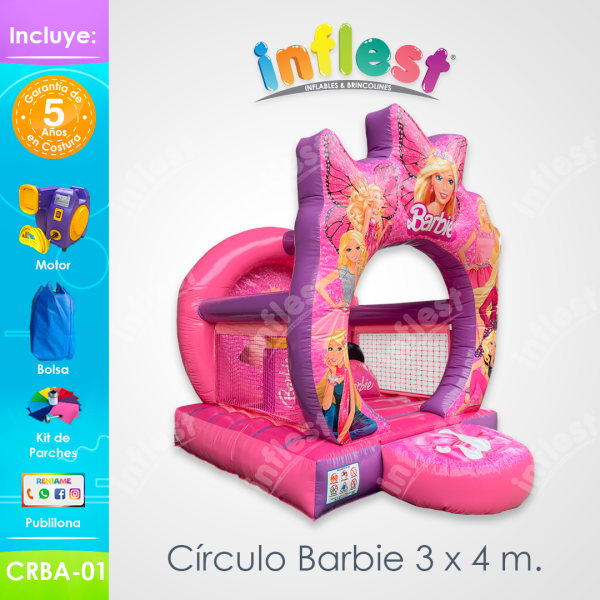 Círculo Barbie 3 x 4 m. (CRBA-01) - Imagen 2