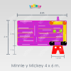 Minnie y Mickey 4 x 6 m. (MNMK-01) - Imagen 4