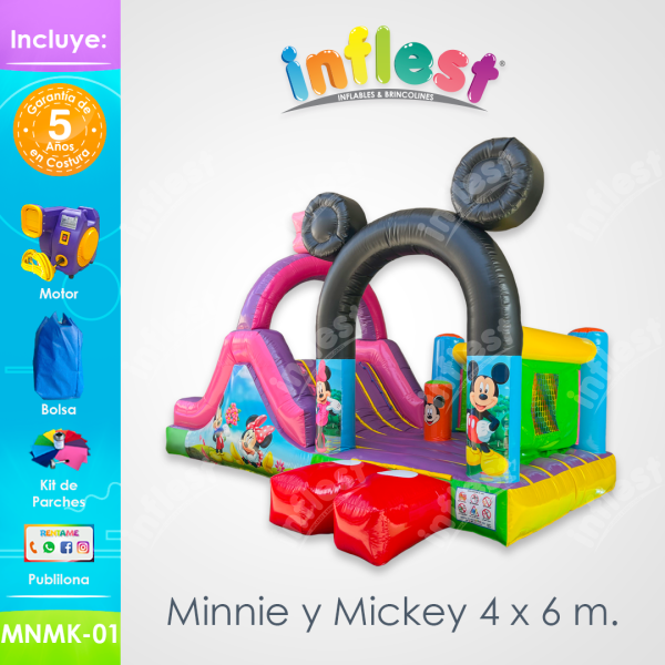 Minnie y Mickey 4 x 6 m. (MNMK-01) - Imagen 2