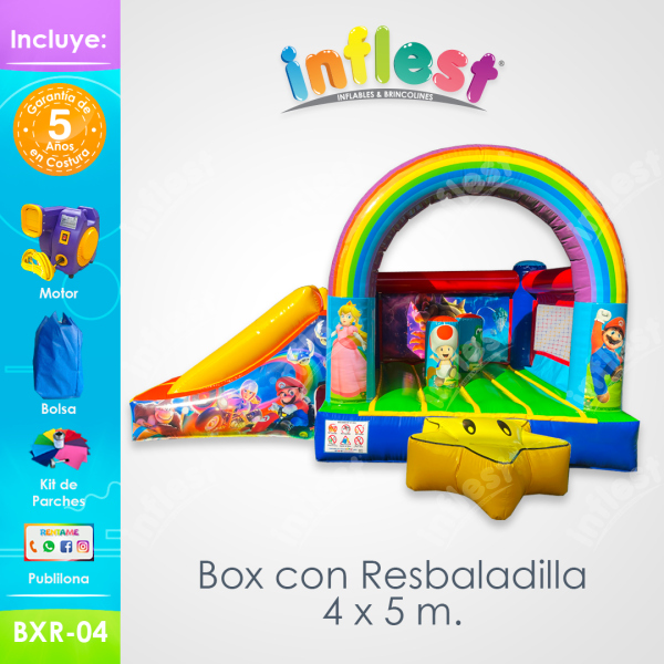 Box con Resbaladilla 4 x 5 m. (BXR-04)