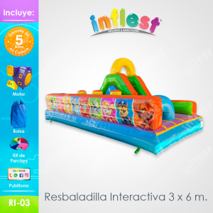 Resbaladilla Interactiva 3 x 6 m. (RI-03)